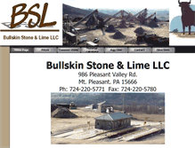 Tablet Screenshot of bullskinstone.com